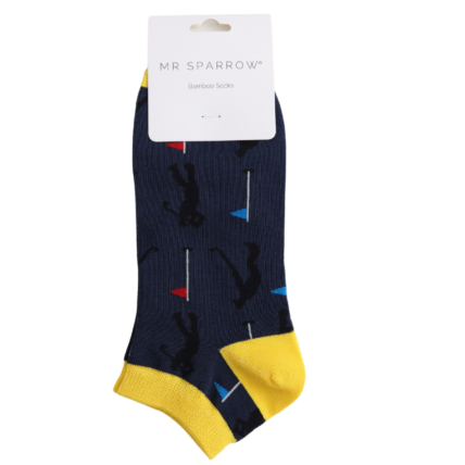 Bamboo Trainer Socks For Men - Golfers