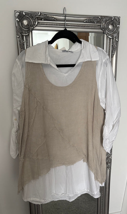 Cotton/Linen Two Piece