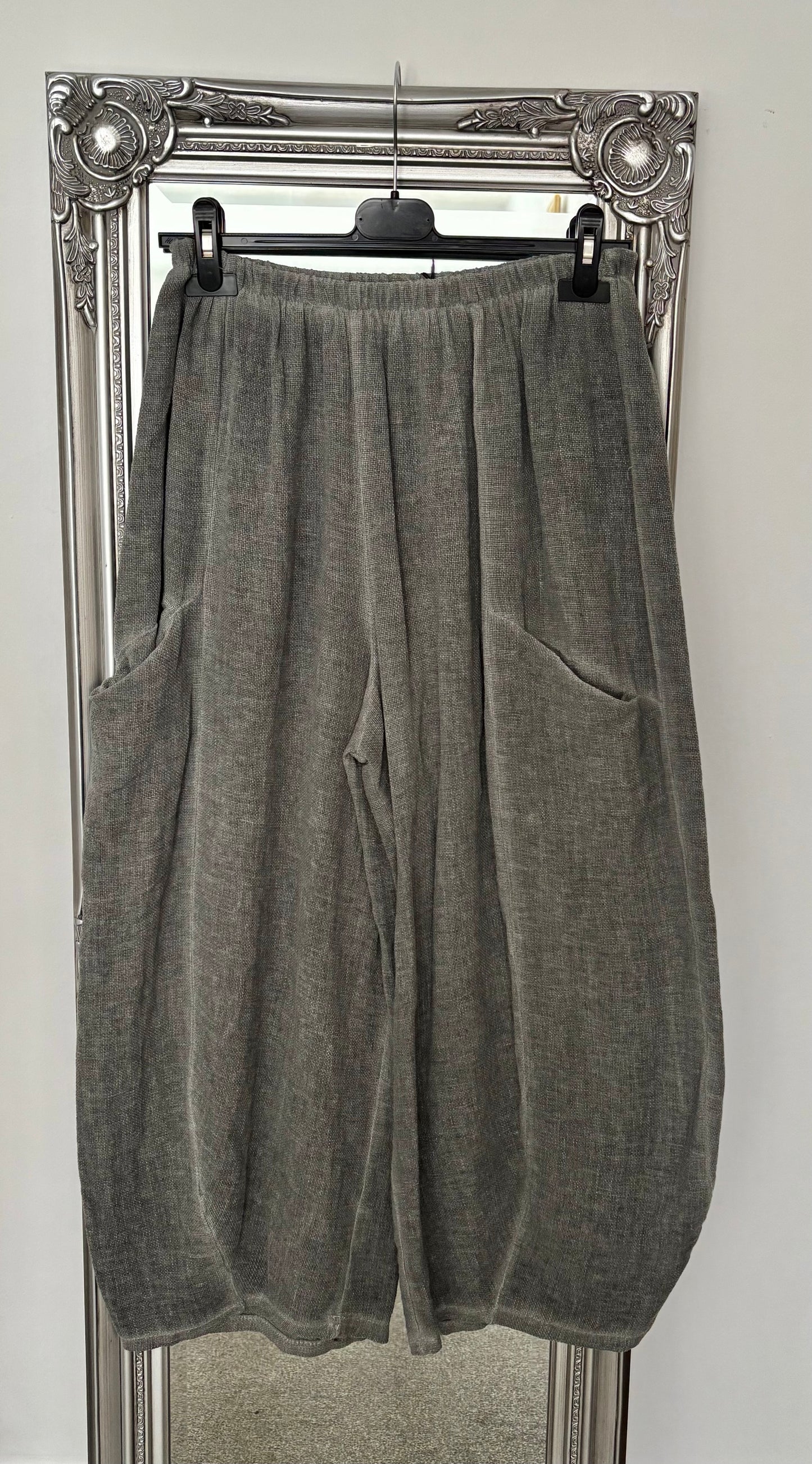 Cotton/Linen Balloon Trousers