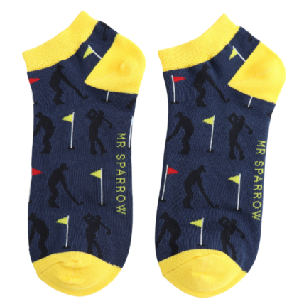 Bamboo Trainer Socks For Men - Golfers