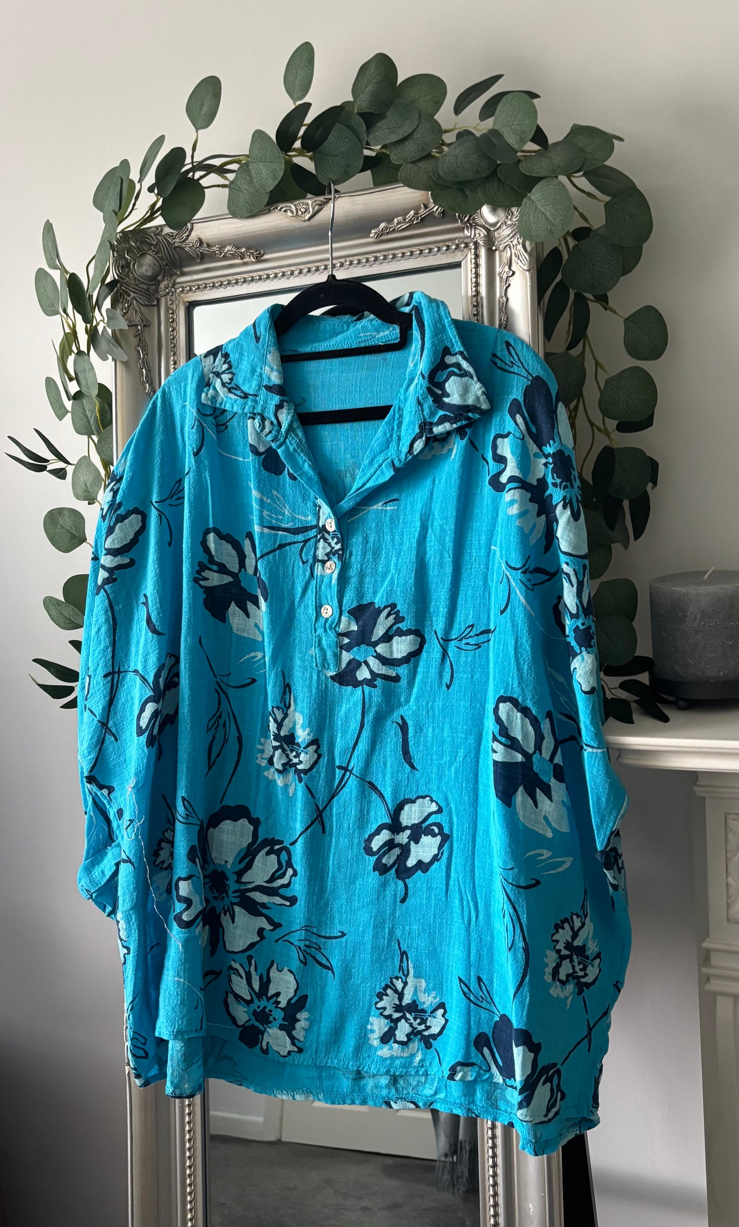 Plus Size Cotton Shirt