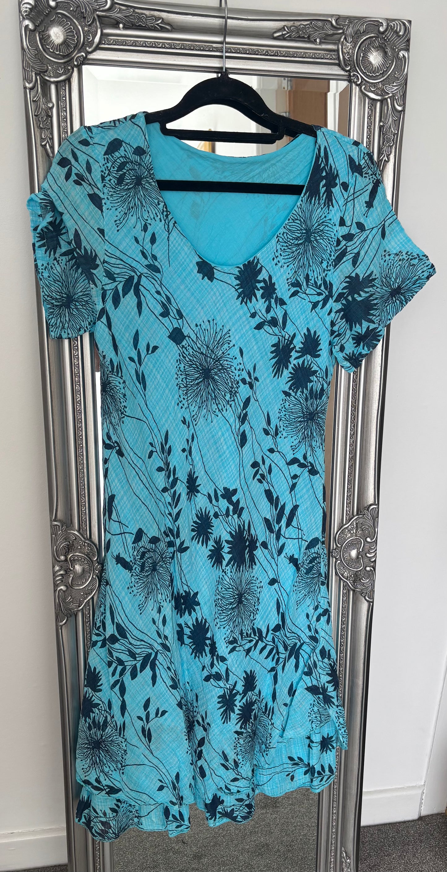 Bias Cut Cotton Dress