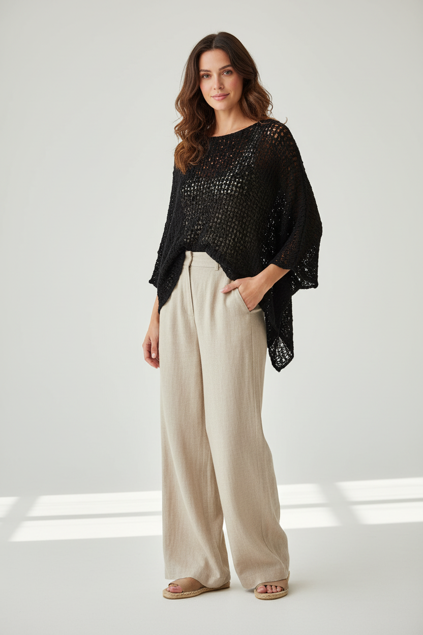 Popcorn Over Top - Black