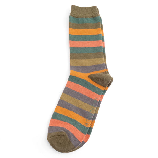 Bamboo Socks For Men - Striped