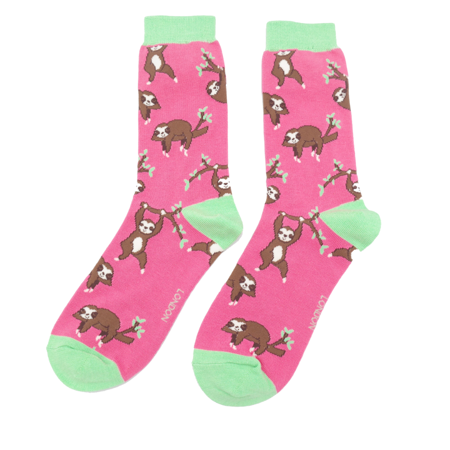 Bamboo Socks For Women - Sloths