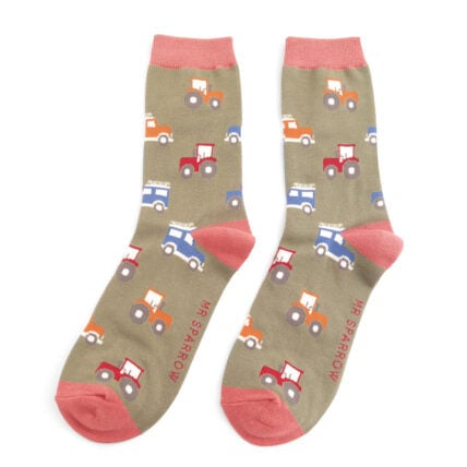 Bamboo Socks For Men - Tractors