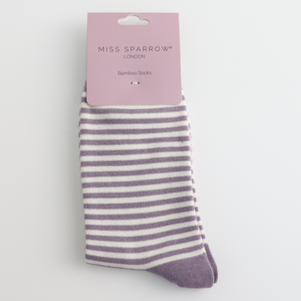 Bamboo Socks For Women - Simple Stripes