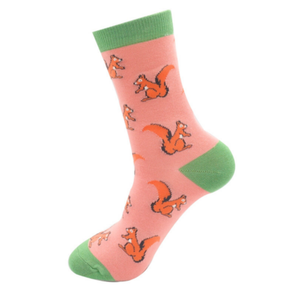 Bamboo Socks For Women - Squirrels