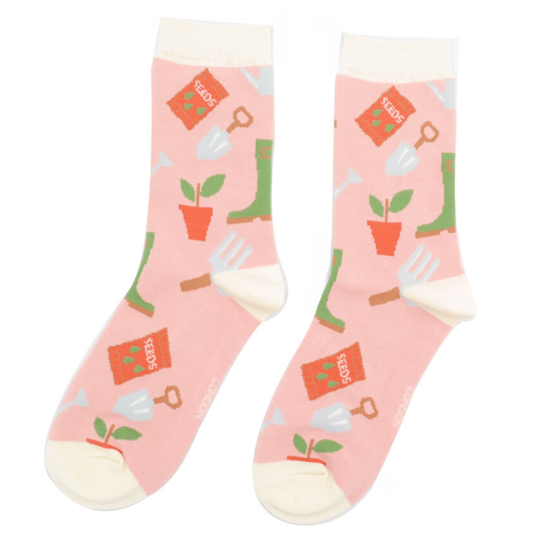 Bamboo Socks For Women - Gardening