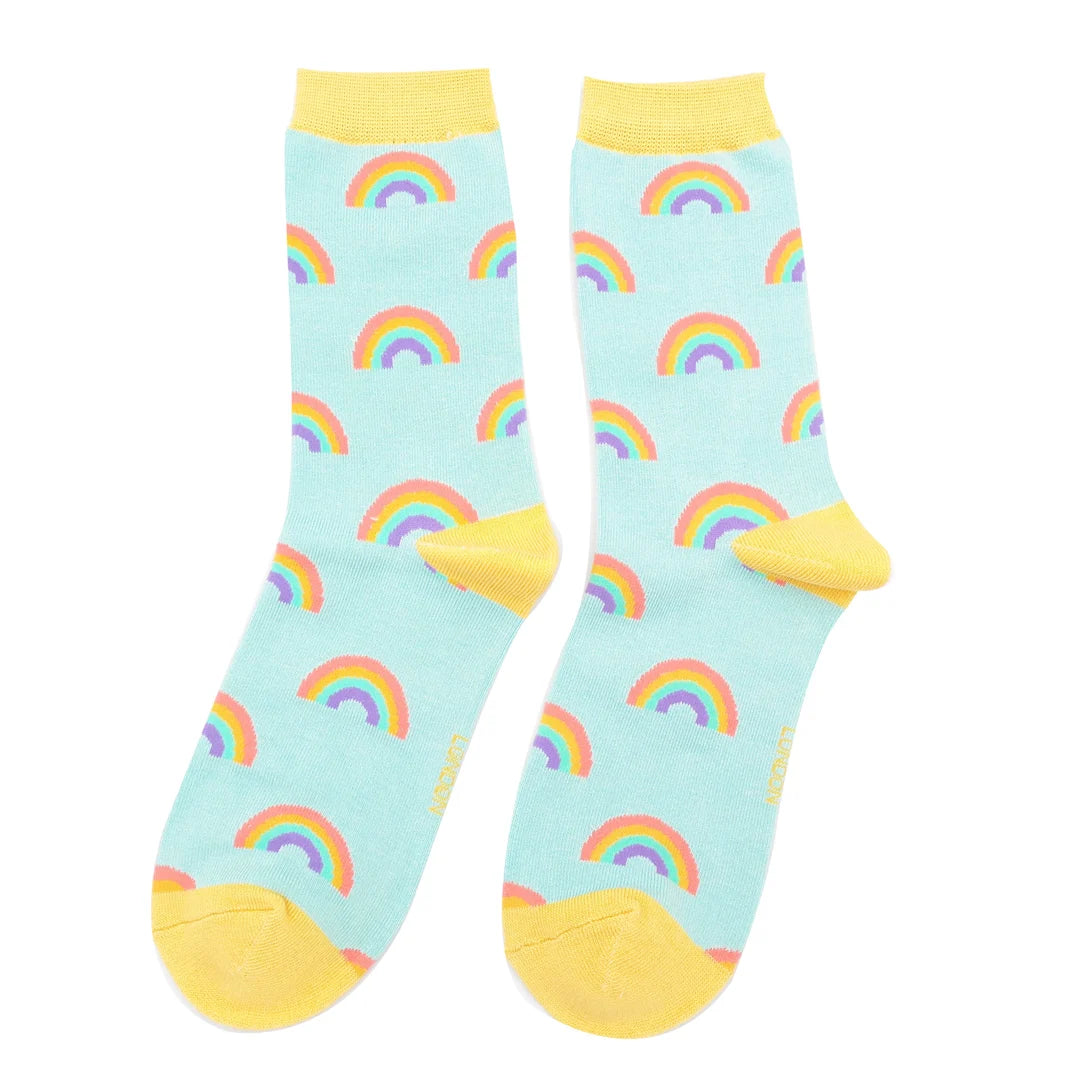 Bamboo Socks For Women - Rainbows