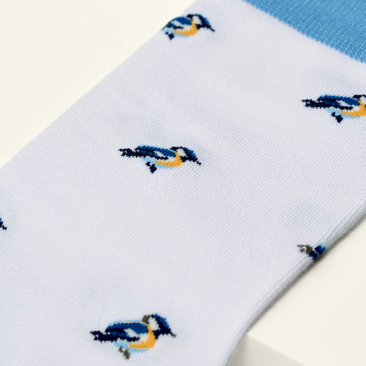 Bamboo Socks For Women - Blue Tit