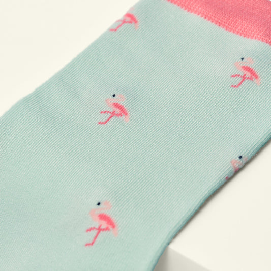 Bamboo Socks For Women - Flamingo