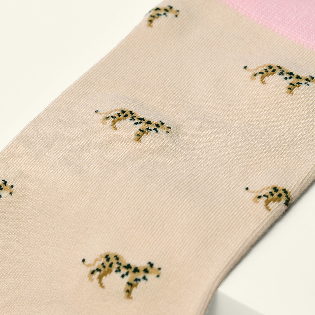 Bamboo Socks For Women - Leopard