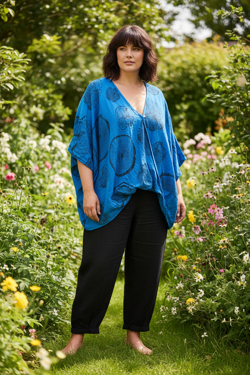 Printed Twist Tunic
