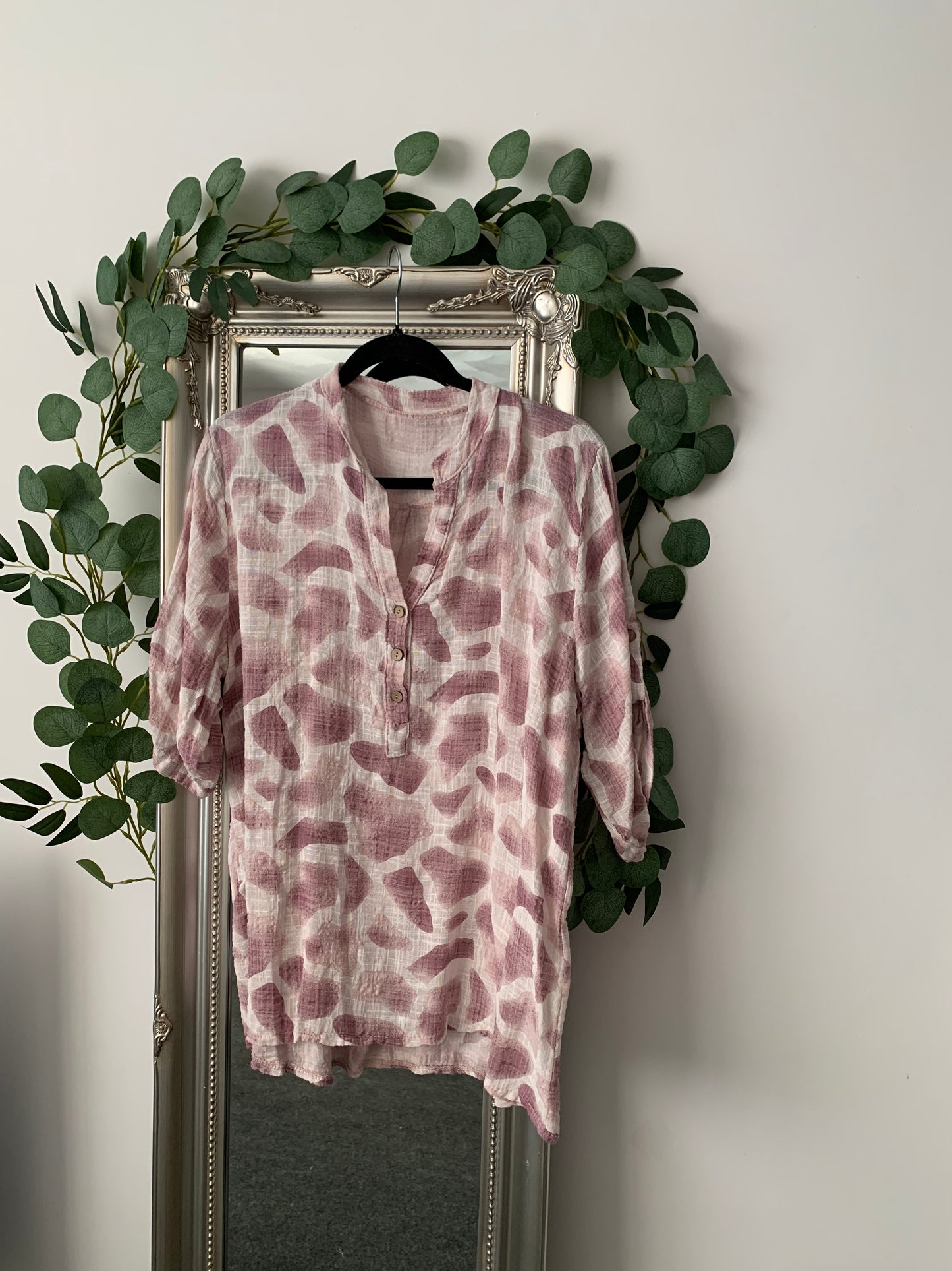 Giraffe Print Shirt