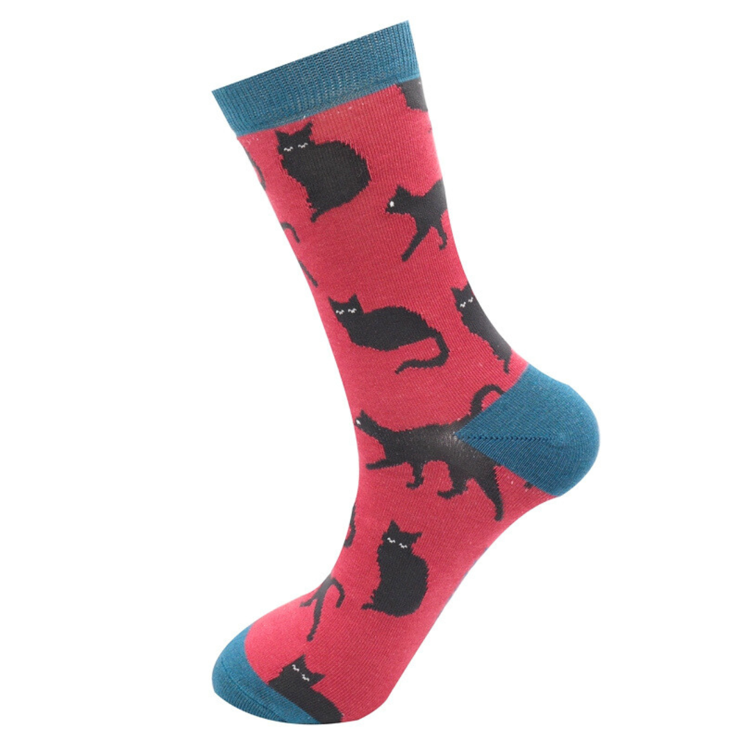 Bamboo Socks For Men - Cute Cats