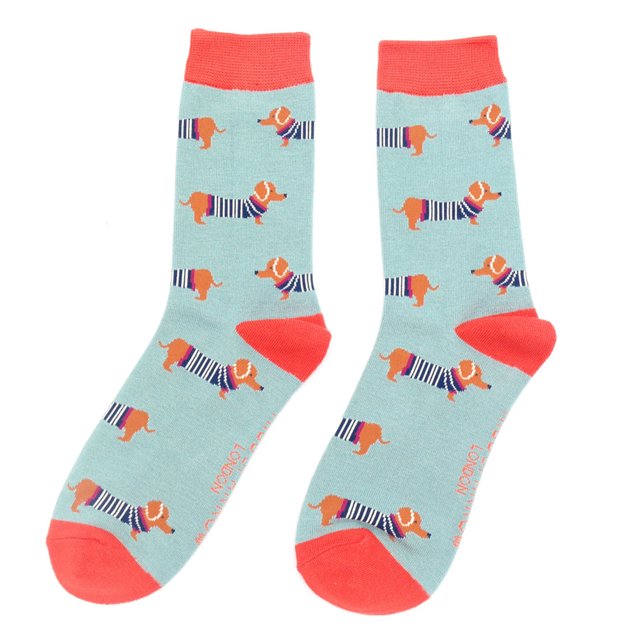 Bamboo Socks For Women - Dachshunds