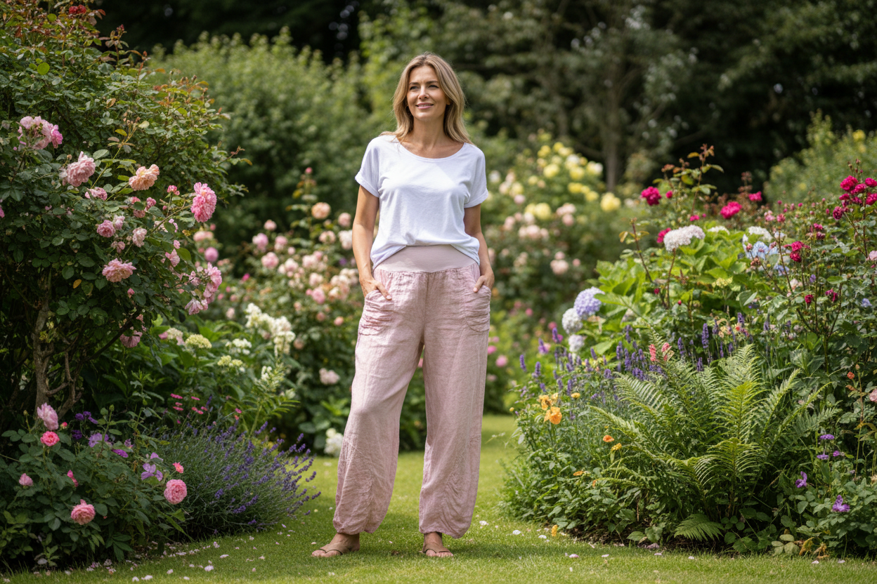 100% Linen Trousers