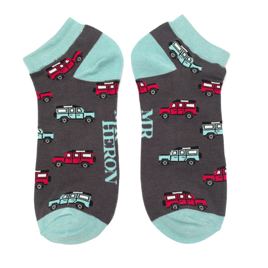 Bamboo Trainer Socks For Men - Jeeps