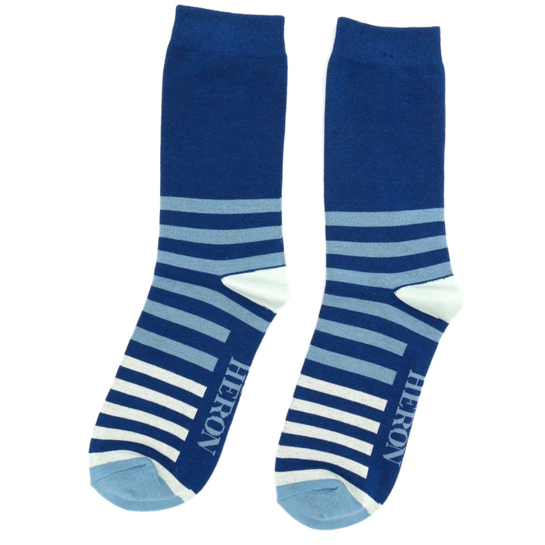 Bamboo Socks For Men - Tonal Stripes