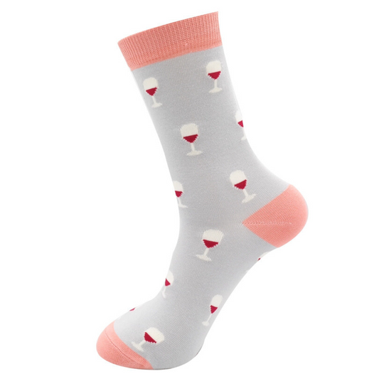 Bamboo Socks For Women - Red Wine