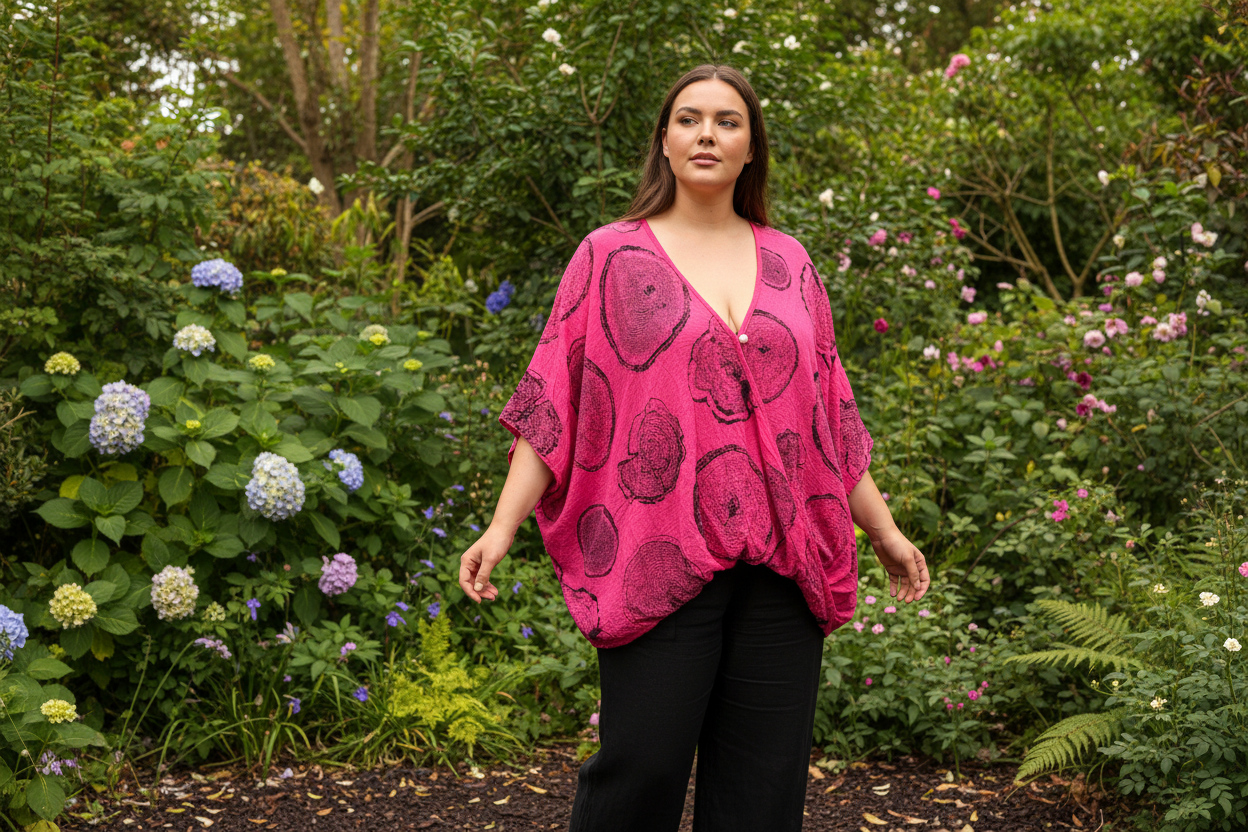 Printed Twist Tunic