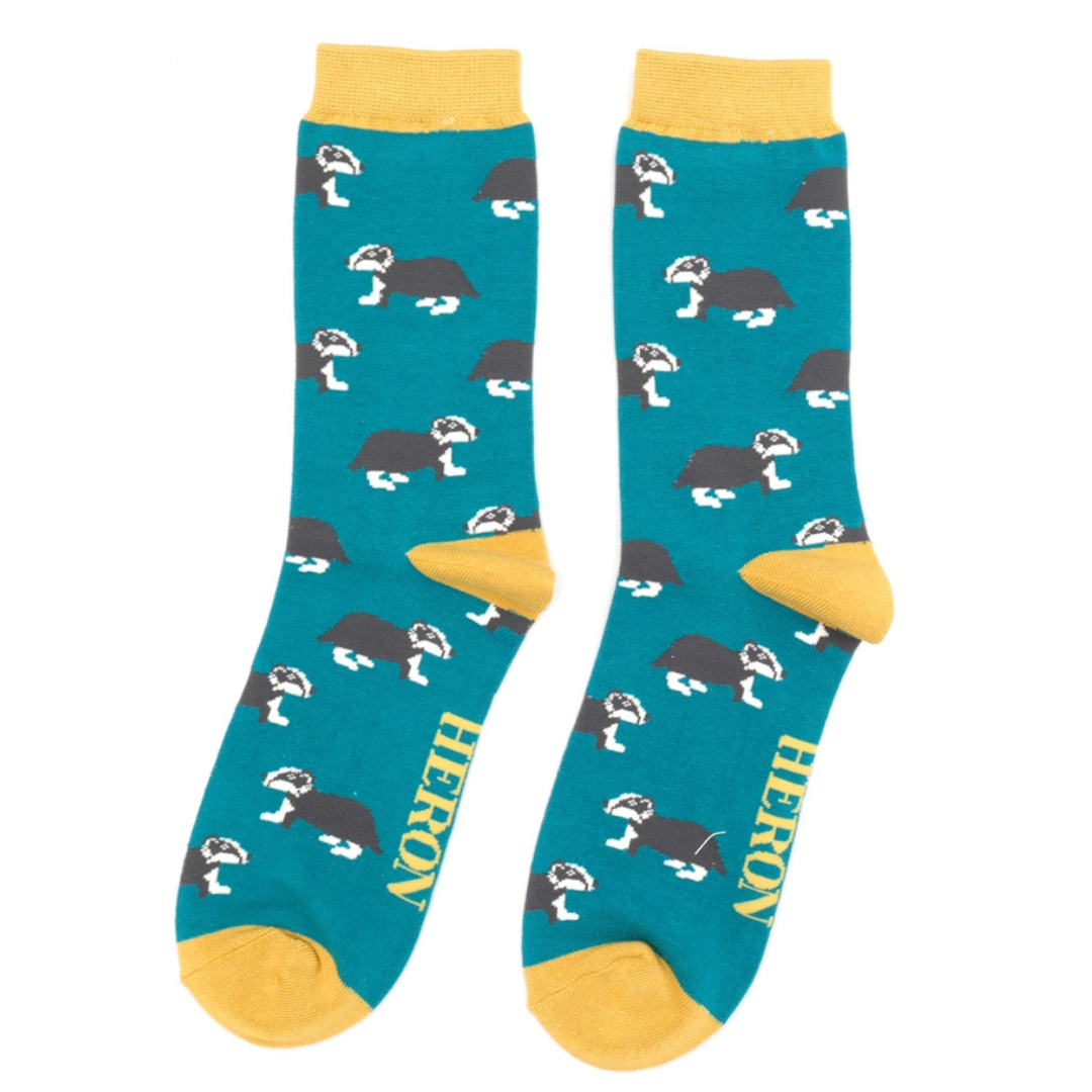 Bamboo Socks For Men - Badgers