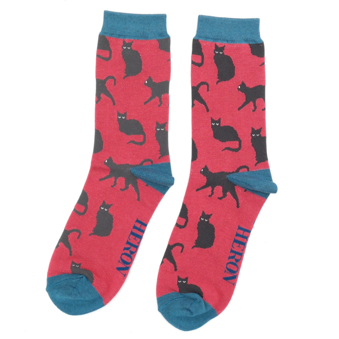 Bamboo Socks For Men - Cute Cats