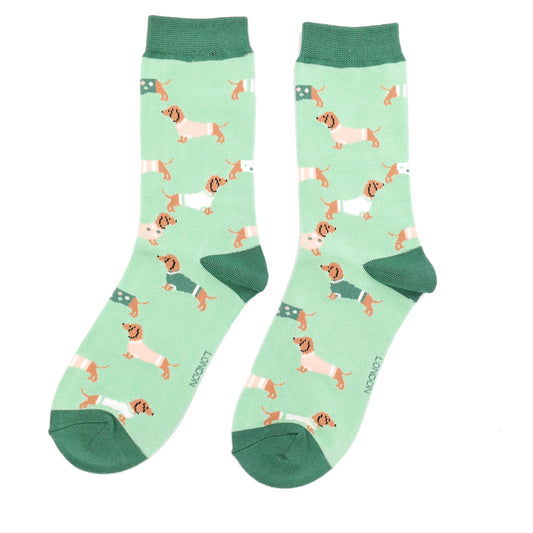 Bamboo Socks For Women - Dachshunds