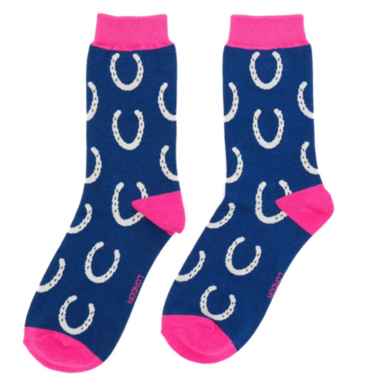 Bamboo Socks For Women - Horseshoes