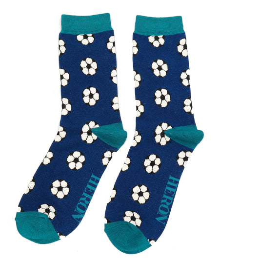 Bamboo Socks For Men - Football