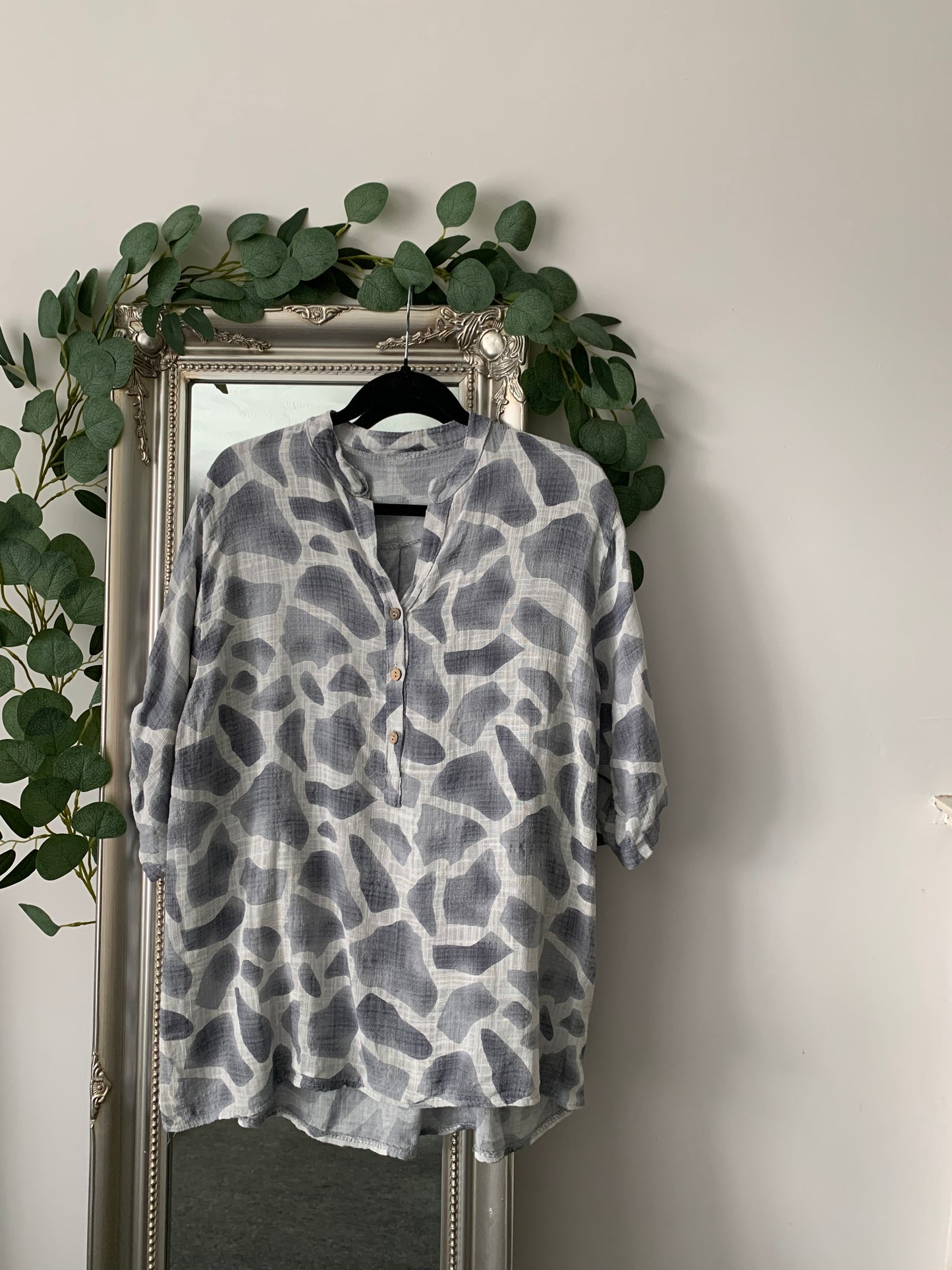 Giraffe Print Shirt