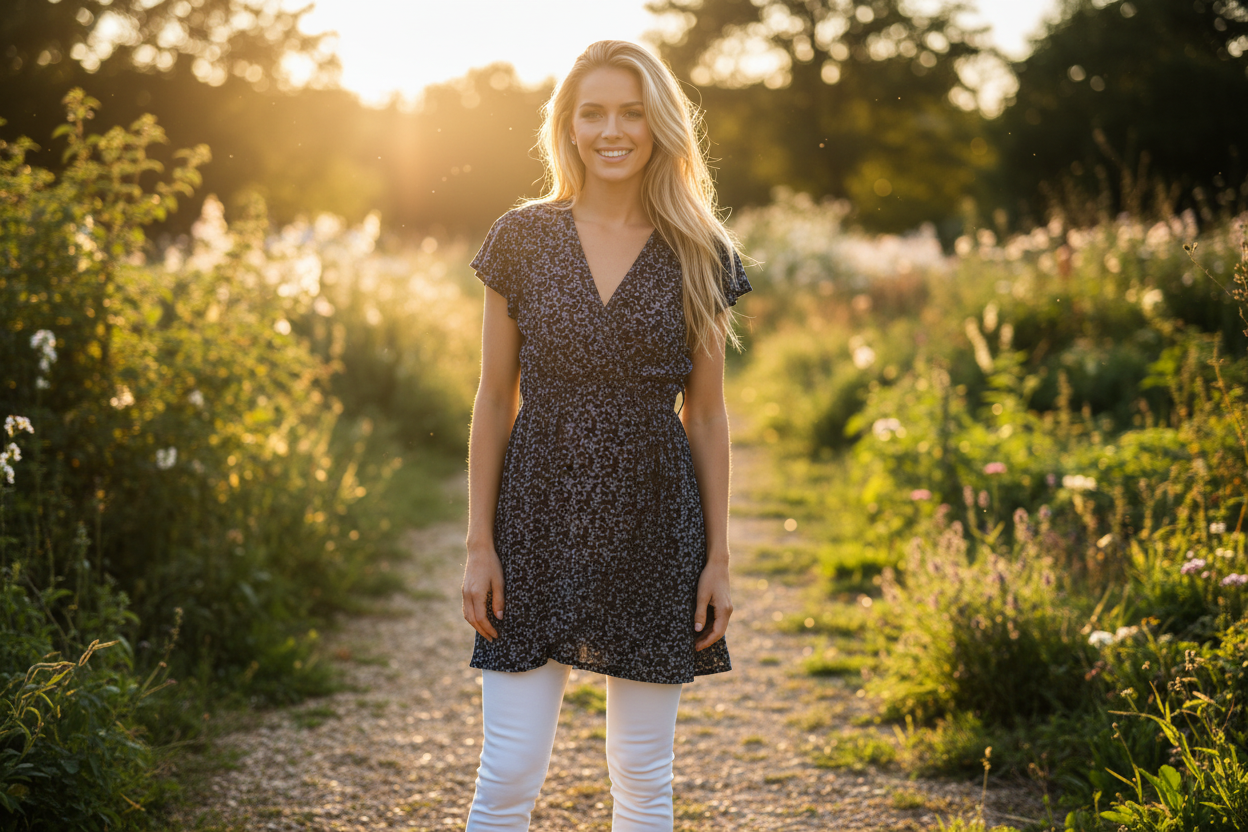 Wrap Tunic Dress