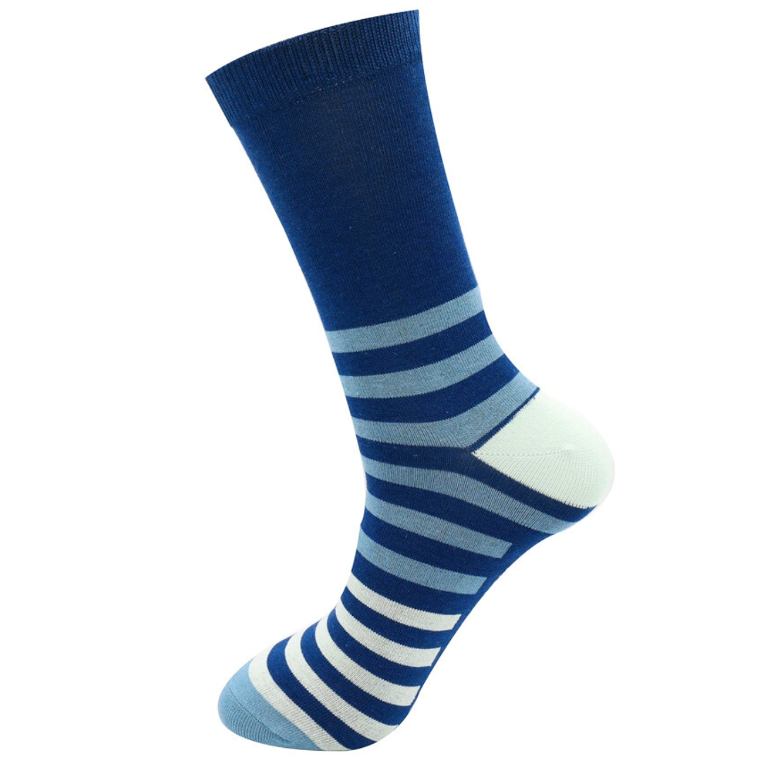 Bamboo Socks For Men - Tonal Stripes