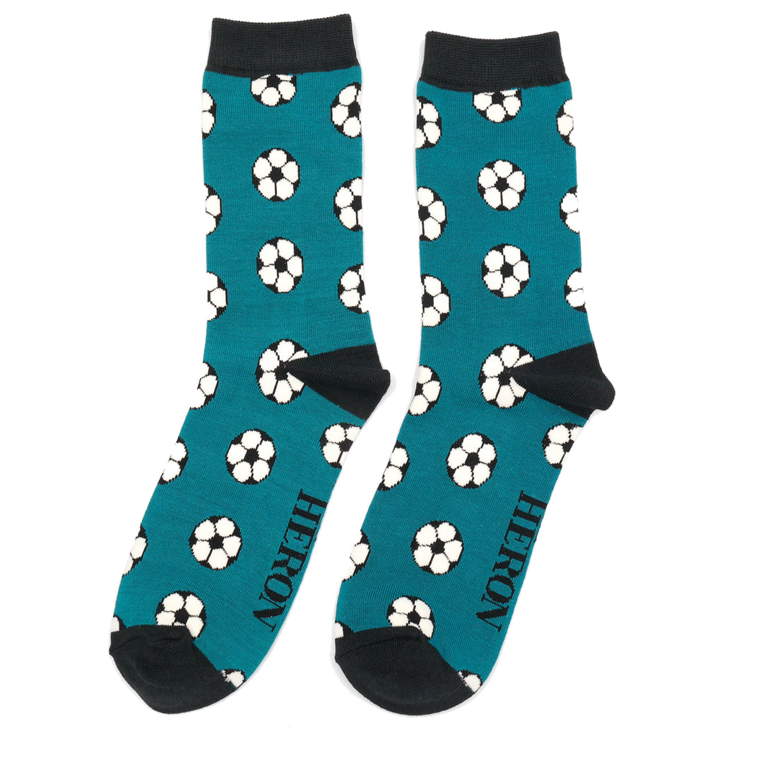 Bamboo Socks For Men - Football