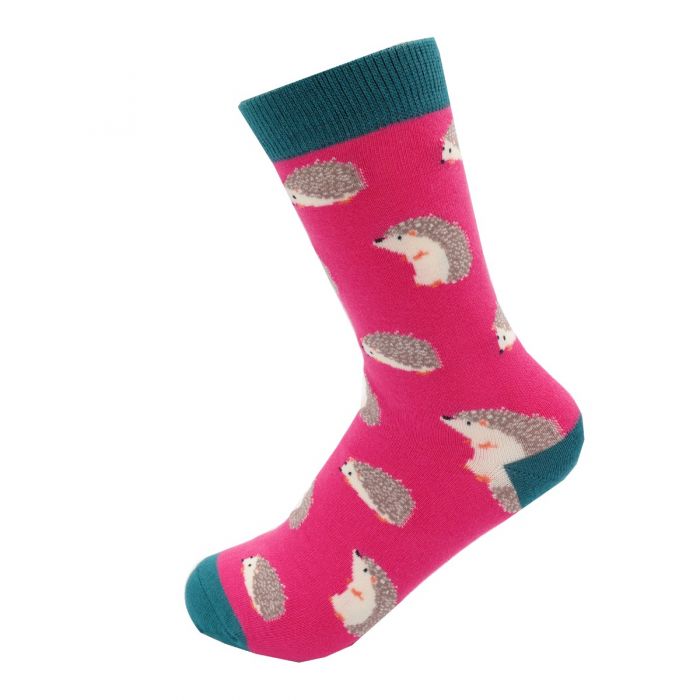 Bamboo Socks For Women - Cute Hedgehogs