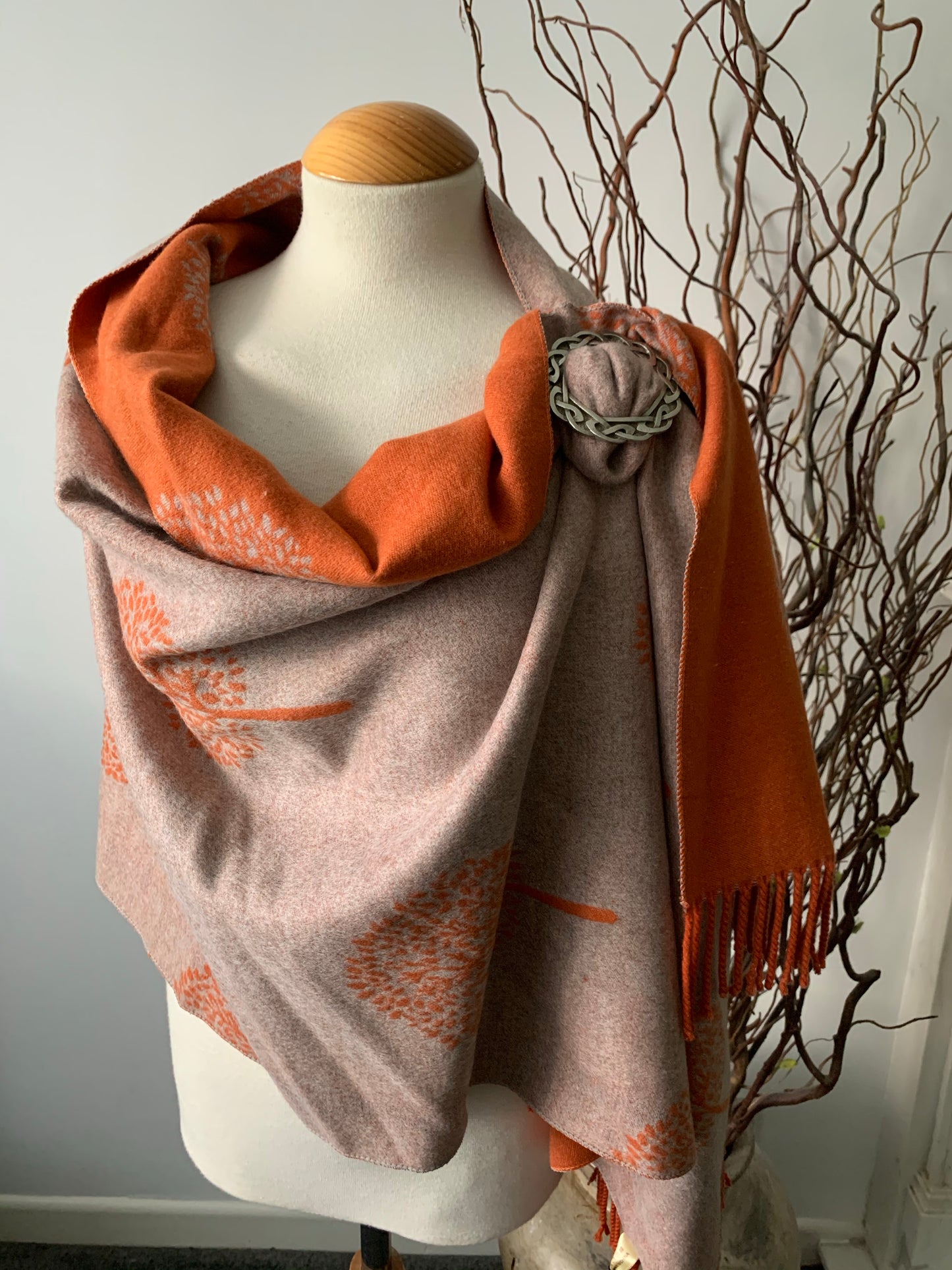 Super Soft Cashmere Blend Reversible Pashmina/Wrap