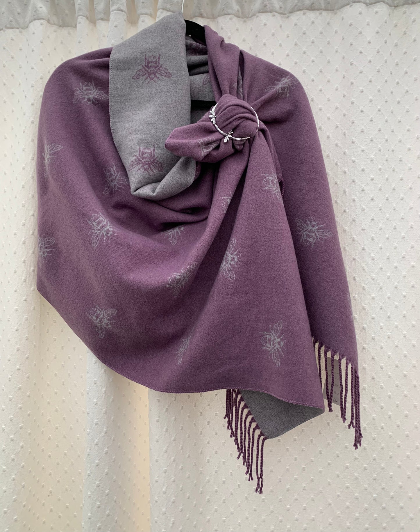 Super Soft Cashmere Blend Reversible Wrap/Scarf