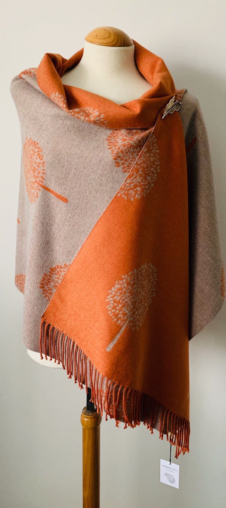 Super Soft Cashmere Blend Reversible Pashmina/Wrap