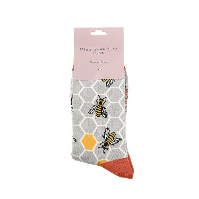 Bamboo Socks For Women - Bee Hive