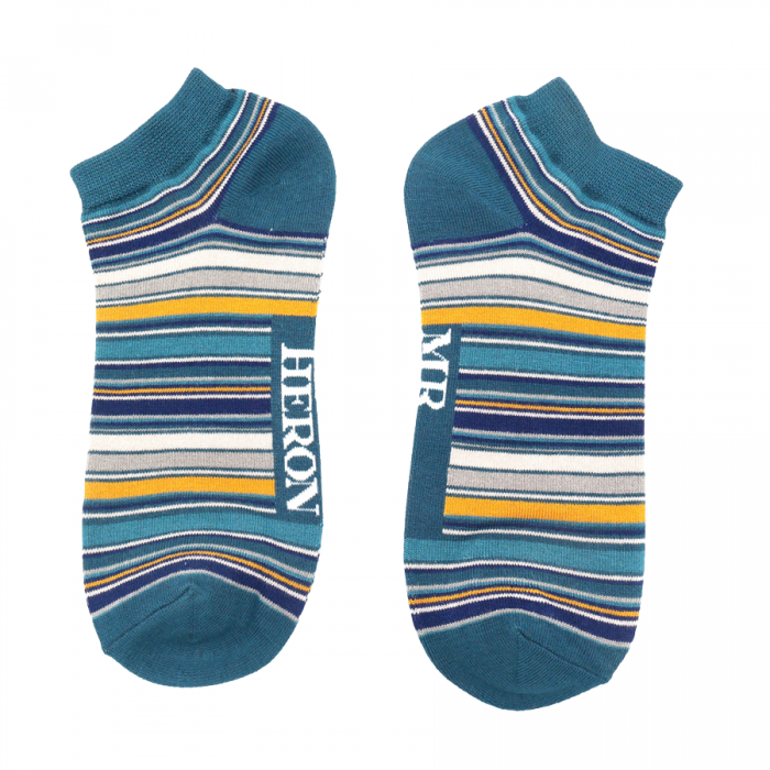 Bamboo Trainer Socks For Men - Stripes