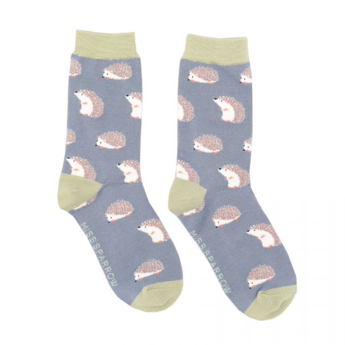 Bamboo Socks For Women - Cute Hedgehogs