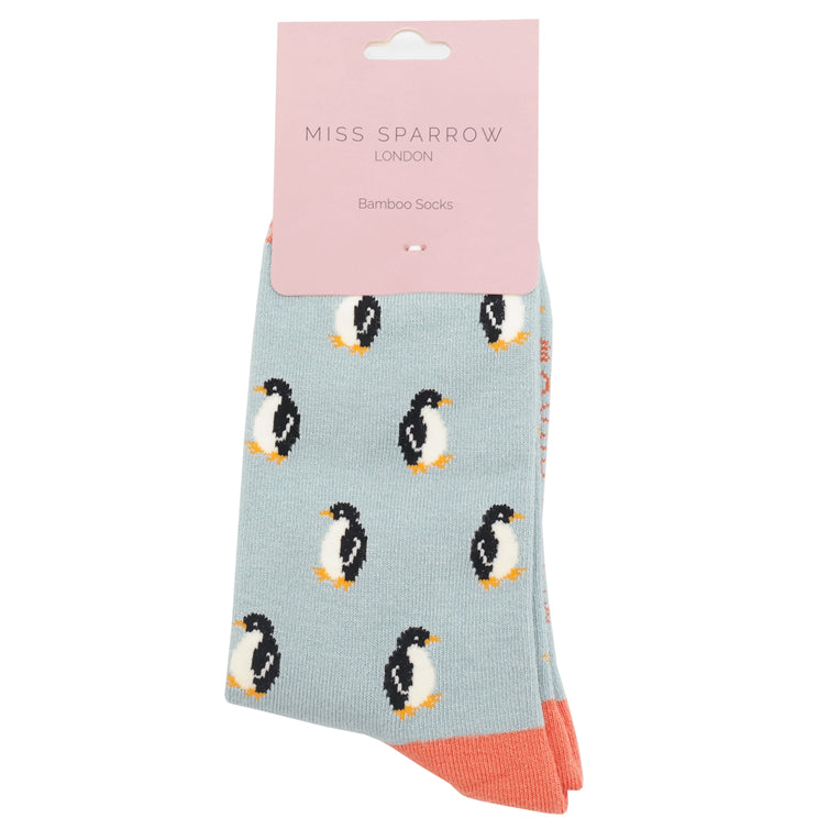 Bamboo Socks For Women - Penguins