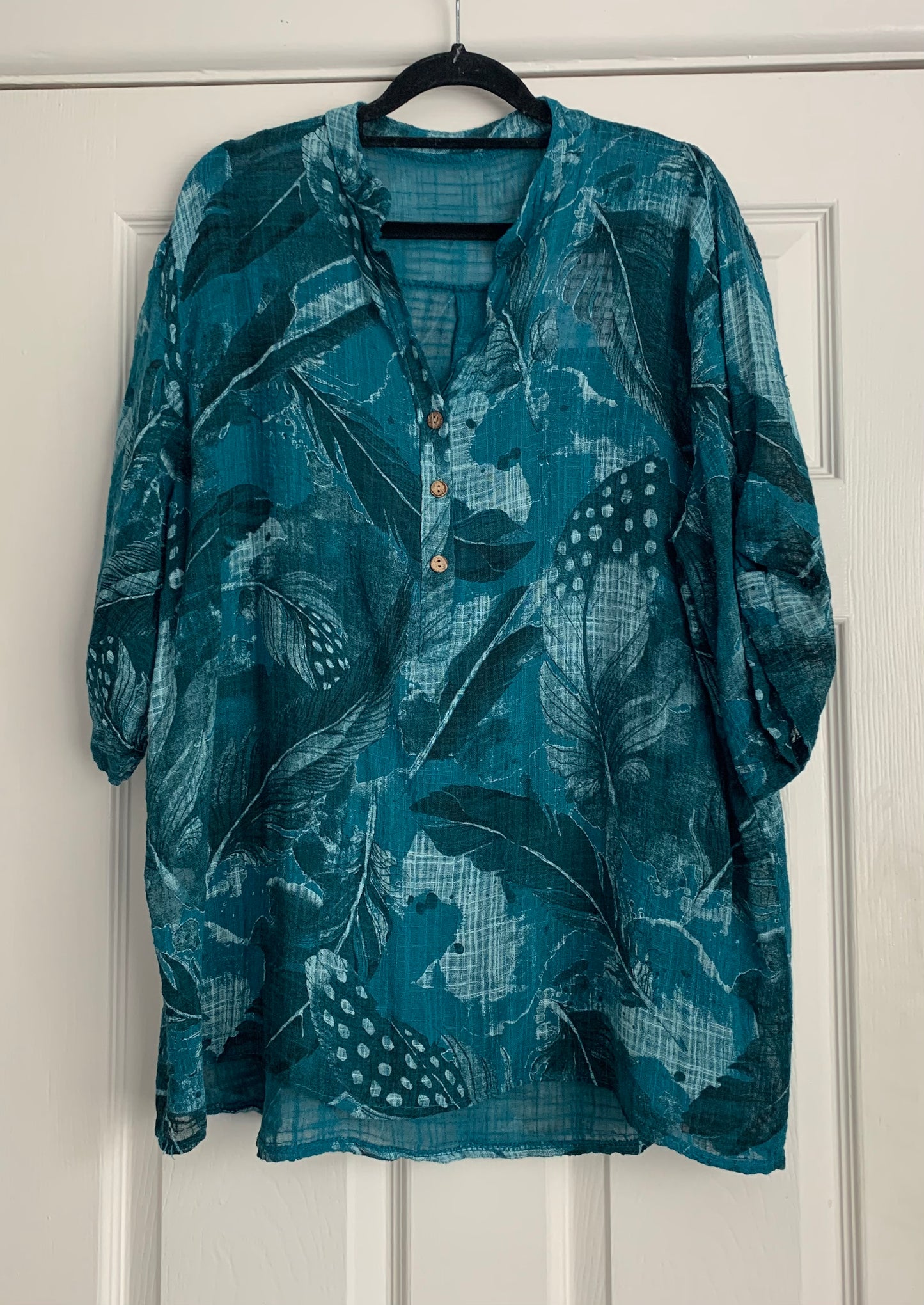 Leaf Print Shirt