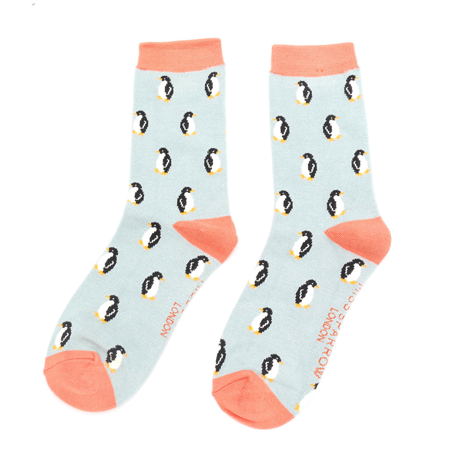 Bamboo Socks For Women - Penguins