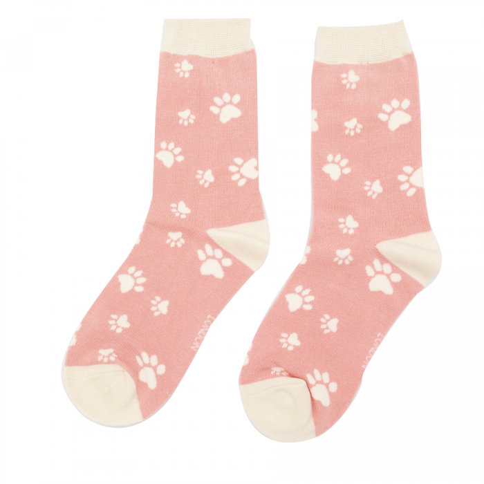 Bamboo Socks for Women - Paw Prints