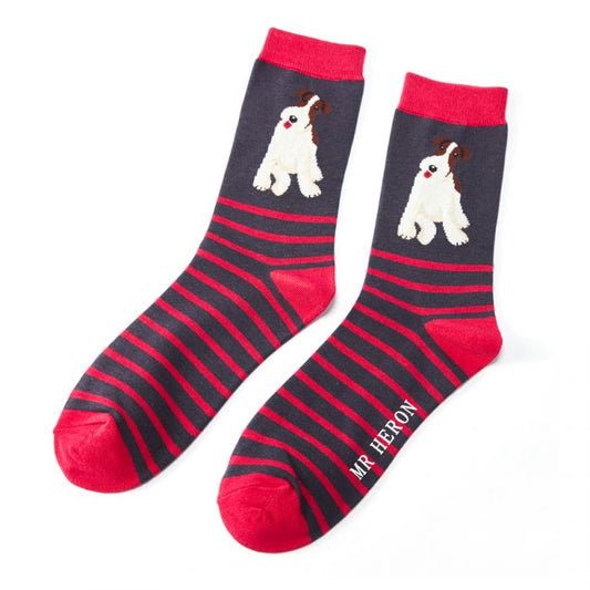 Bamboo Socks For Men - Fox Terrier