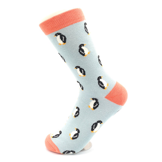 Bamboo Socks For Women - Penguins