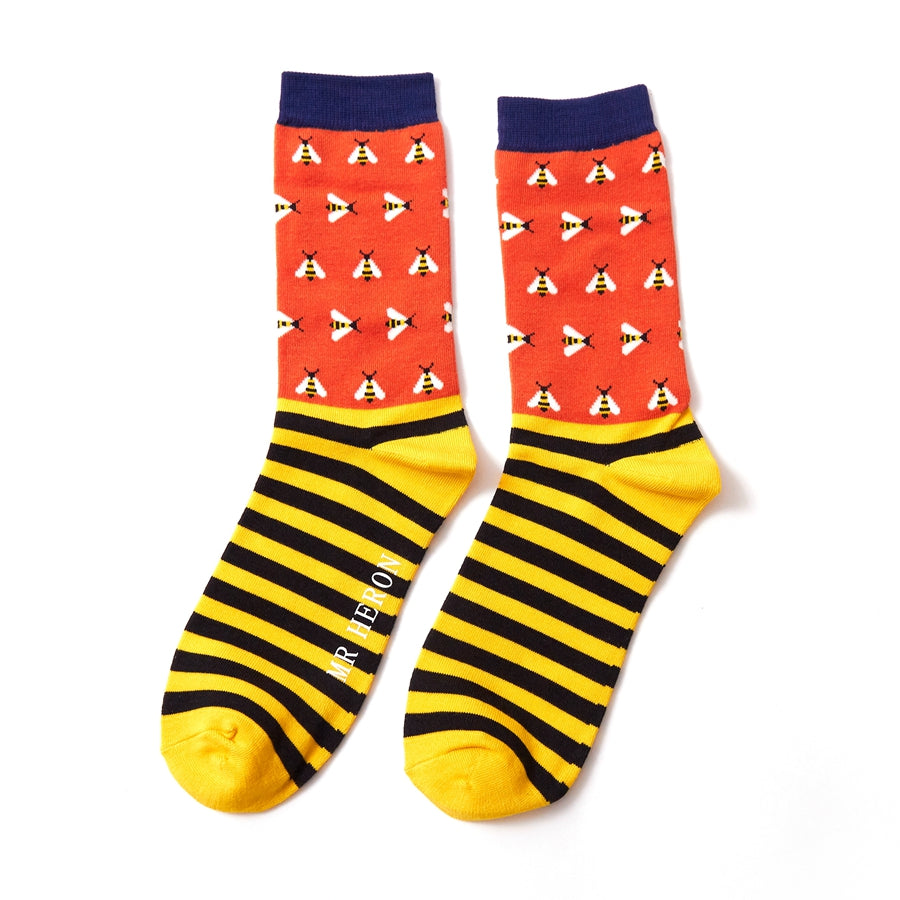 Bamboo Socks For Men - Bees