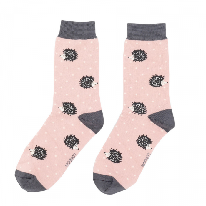 Bamboo Socks For Women - Sleepy Hedgehogs